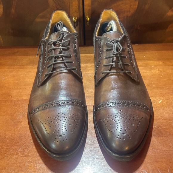 Curatore Captoe Lace Up Dress Shoes - Picture 1 of 8